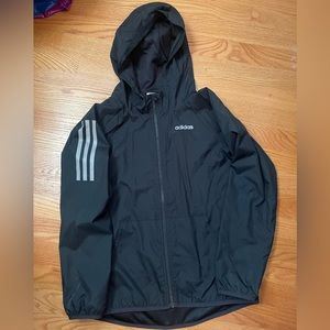 ADIDAS YOUTH BOYS WINDBREAKER, Size Med (10-12)